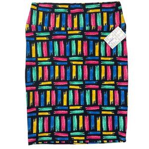 NO TAGS Colorful LuLaRoe Cassie Pencil Skirt